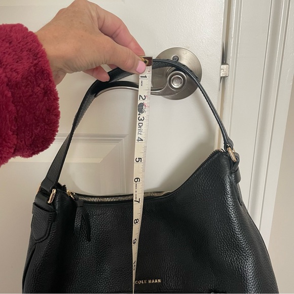 Cole Haan Black Leather Hobo Bag - Picture 16 of 16